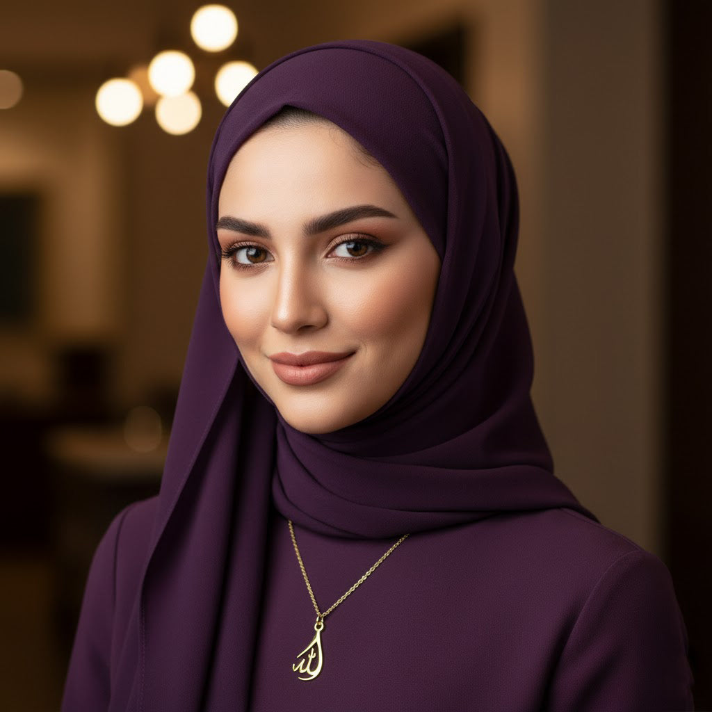 Elegant Arabic “Allah” Necklace