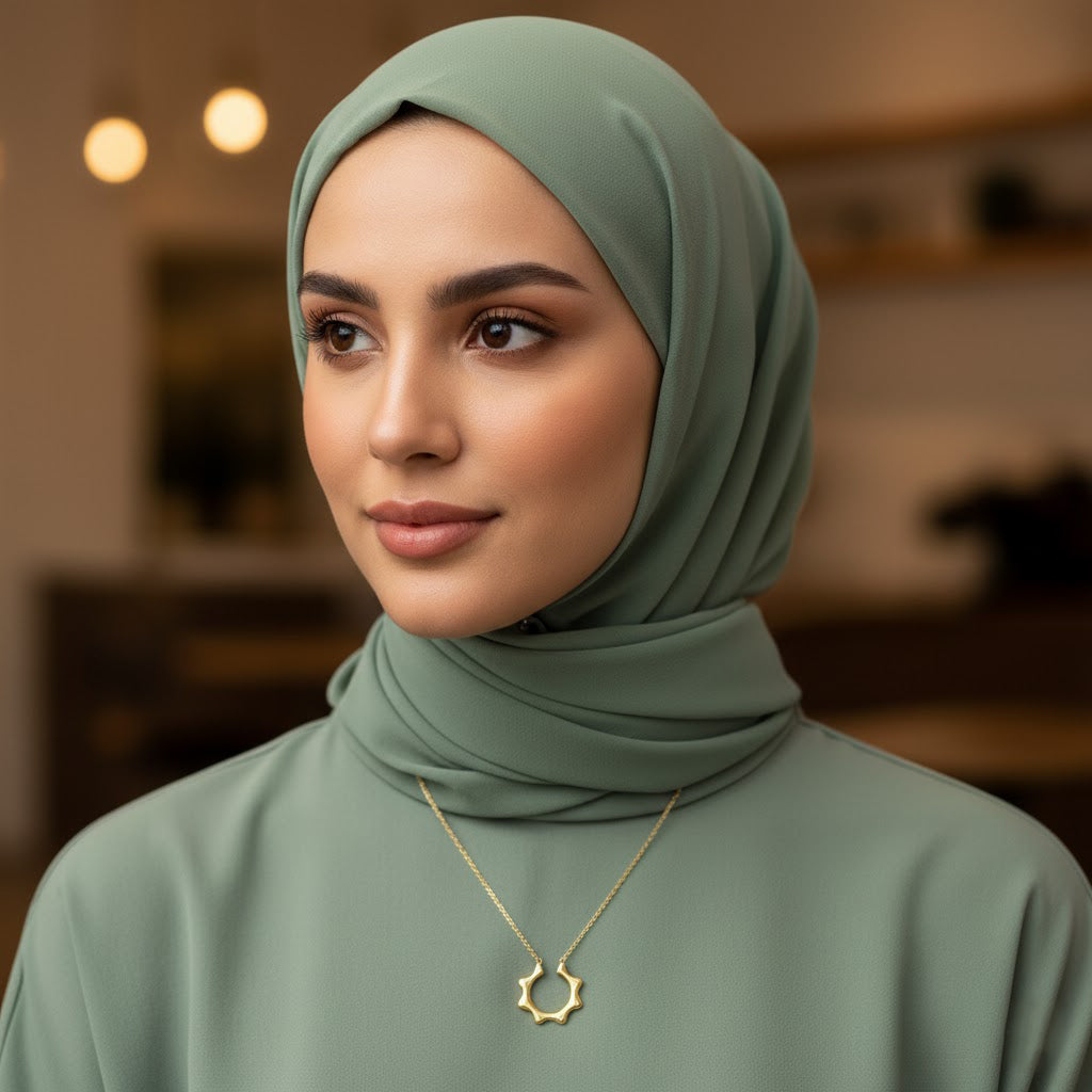 Sabr Radiant Circle Necklace