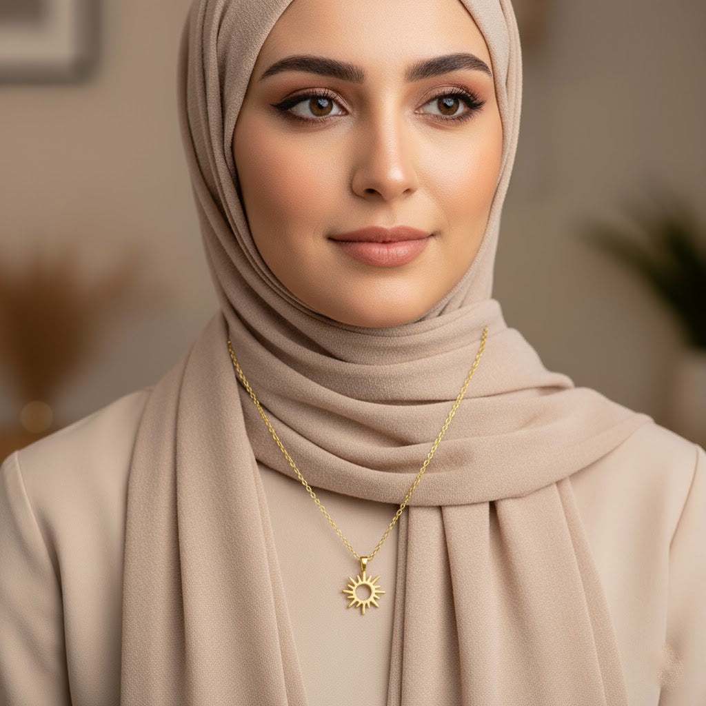 Minimalist Sunbeam Necklace