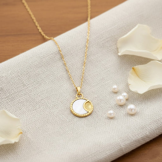 Shukr Crescent Dawn Necklace