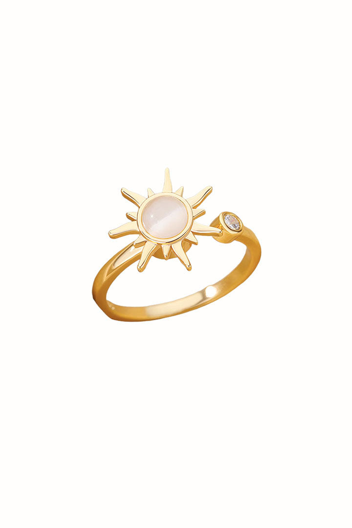 Sunburst Open Ring – Gold